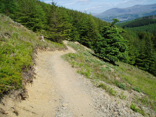 downhill section